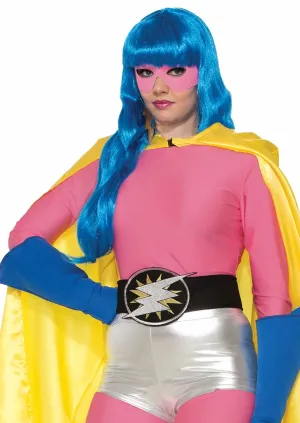 Superhero Pink Long Sleeve Womens Costume Top