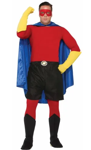 Superhero Red Rouge Unisex Adults Costume Shirt