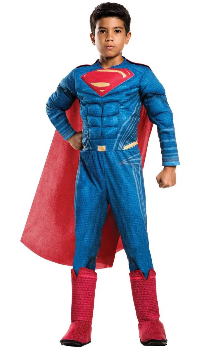 Superman Boys Deluxe Dawn of Justice Muscle Chest Costume