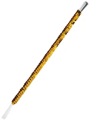 Swanky Gold Sequin 1920s Cigarette Holder Costume Accessory