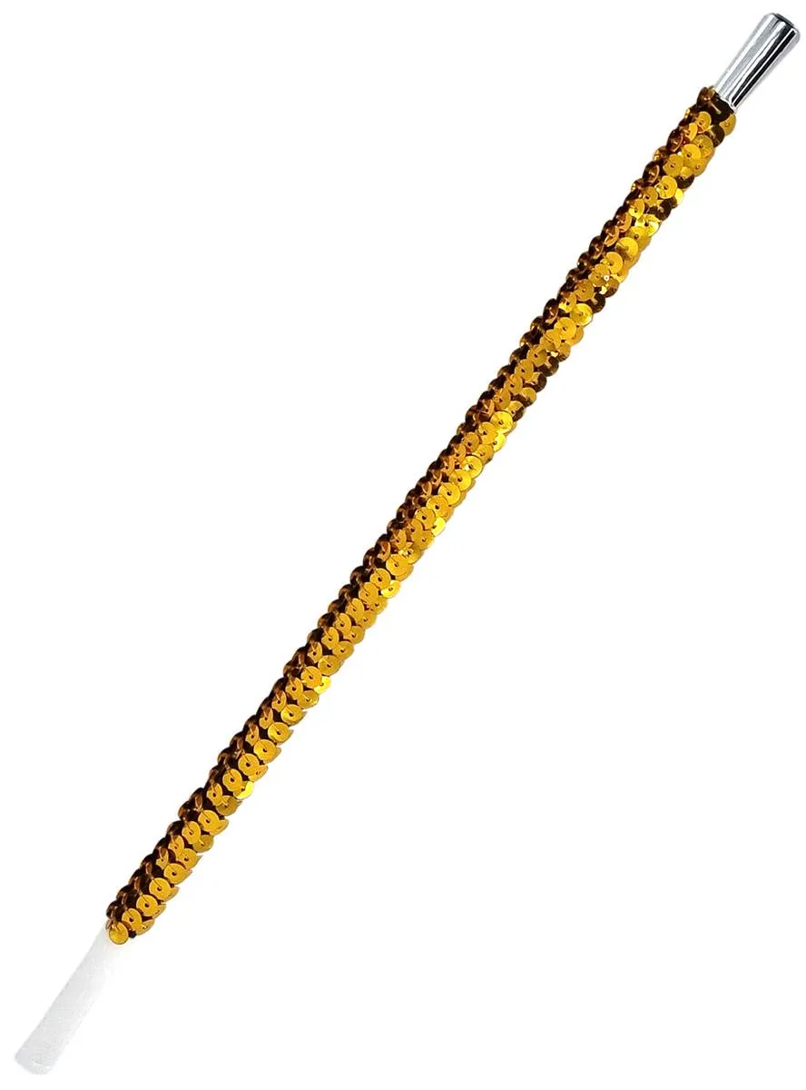Swanky Gold Sequin 1920s Cigarette Holder Costume Accessory