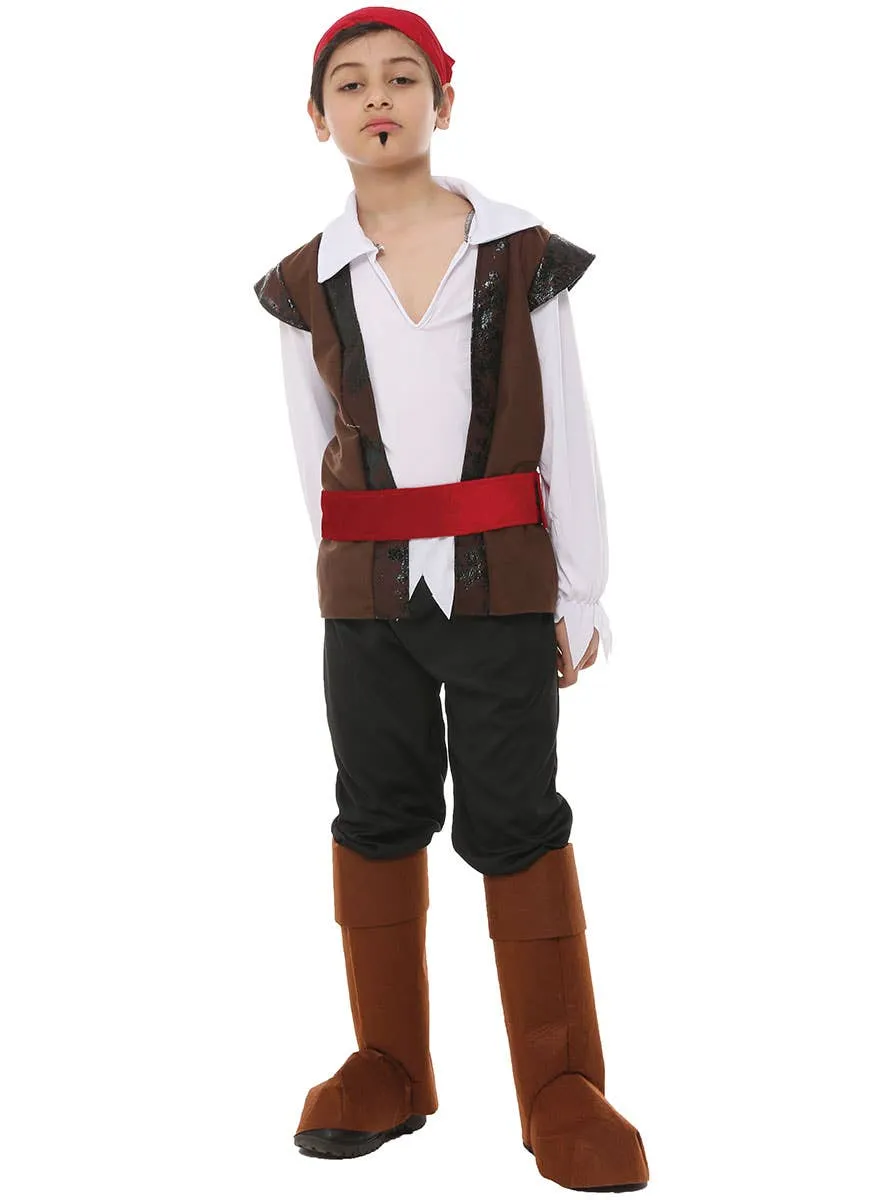 Swashbuckling Boys First Mate Pirate Costume