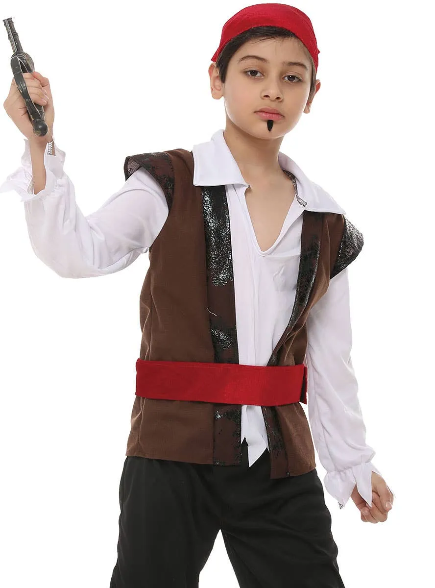 Swashbuckling Boys First Mate Pirate Costume