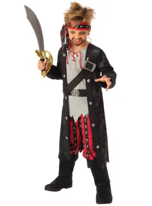 Swashbuckling Boys Pirate Dress Up Costume