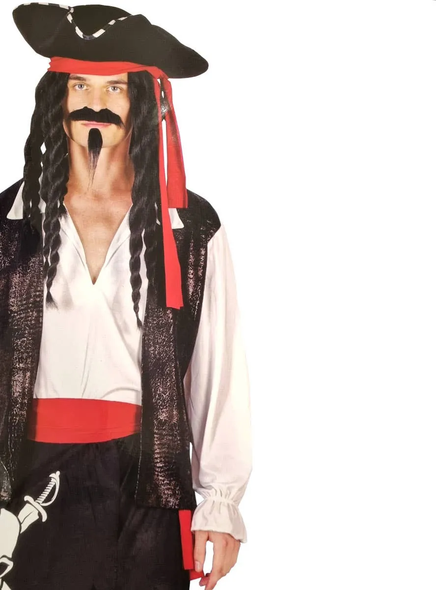 Swashbuckling Caribbean Pirate Mens Costume