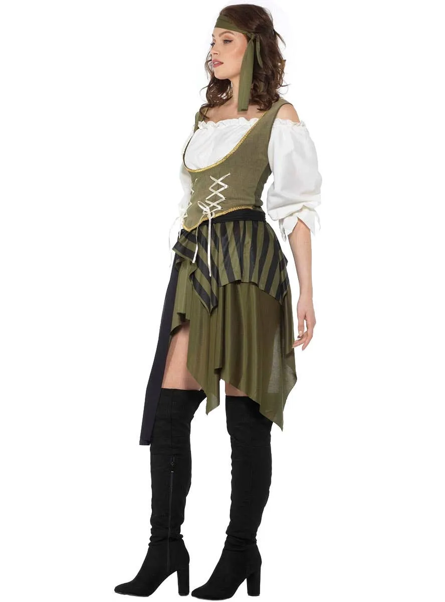 Swashbuckling Pirate Womens Dress Up Costume