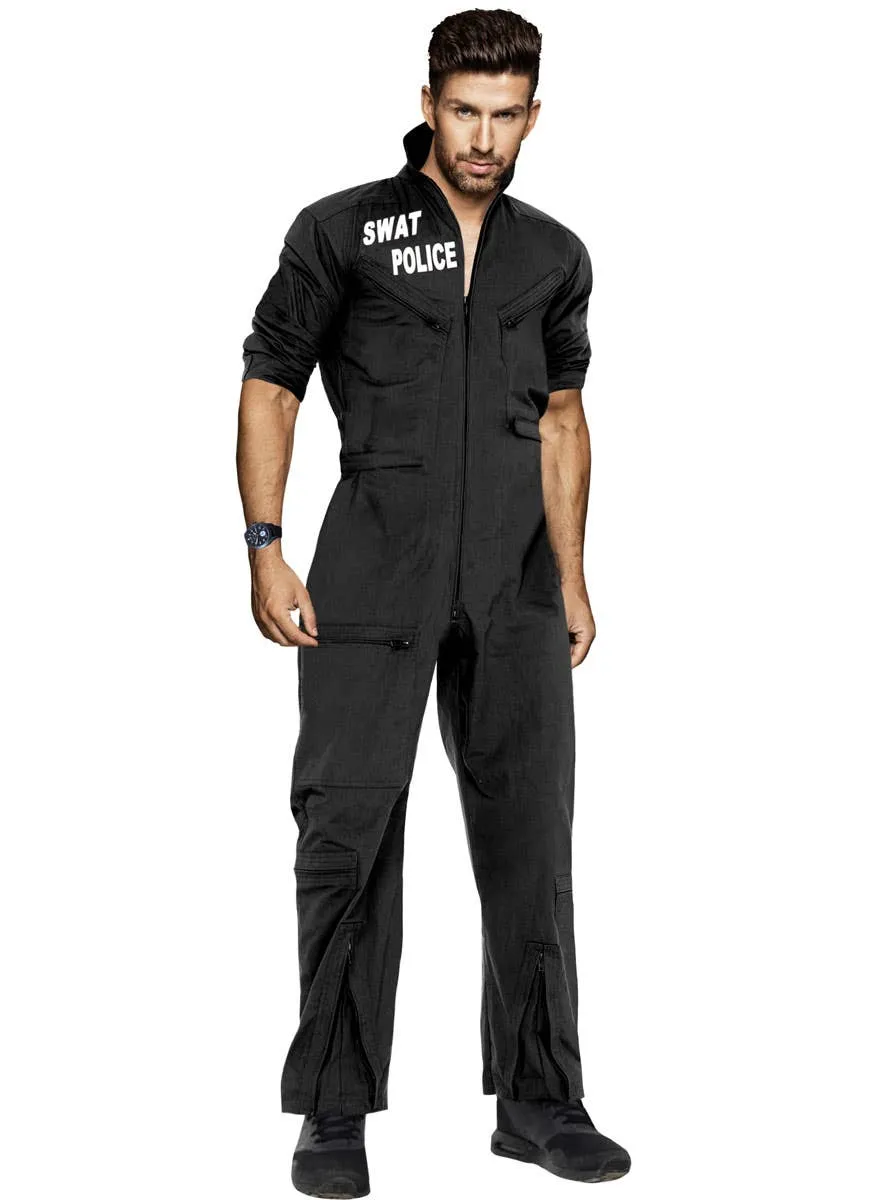 SWAT Uniform Mens Fancy Dress Costume