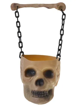 Sweet Decay Skull Head Trick or Treat Bucket