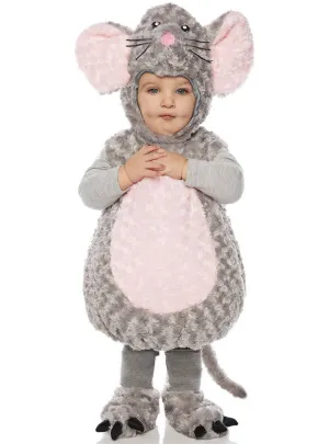 Sweet Grey Mouse Infant and Toddler Belly Baby Costume