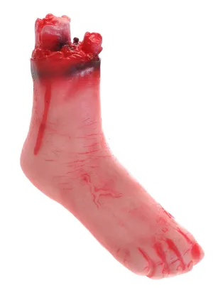 Swollen Bloody Severed Foot Halloween Decoration