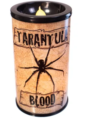 Tarantula Blood Light Up Candle Halloween Decoration