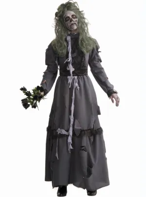 Tattered Zombie Lady Womens Halloween Costume