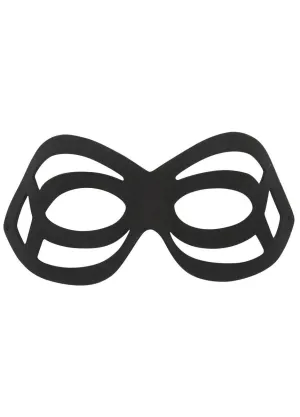 Tattoo Cut Out Black Unisex Masquerade Mask