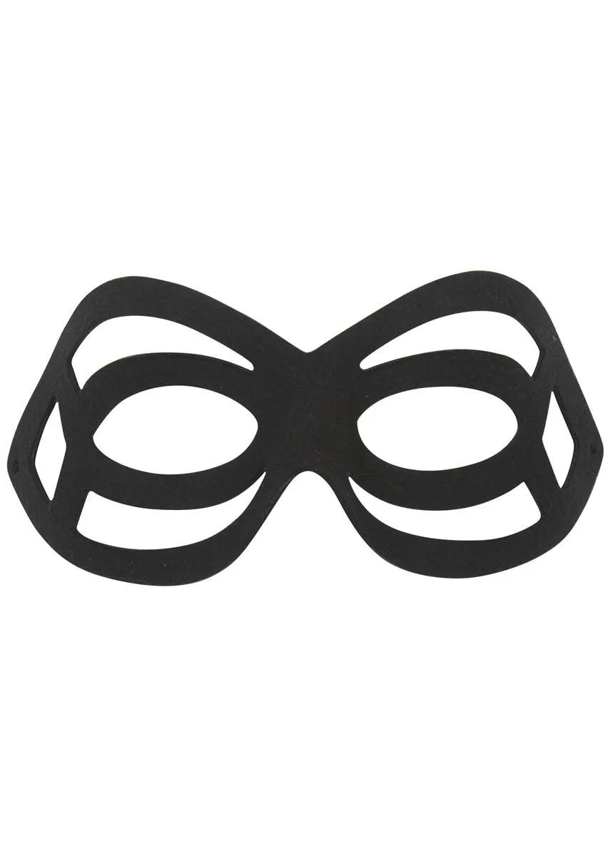 Tattoo Cut Out Black Unisex Masquerade Mask