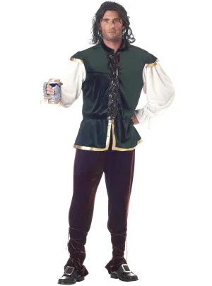 Tavern Mens Medieval Barkeep Dress Up Costume