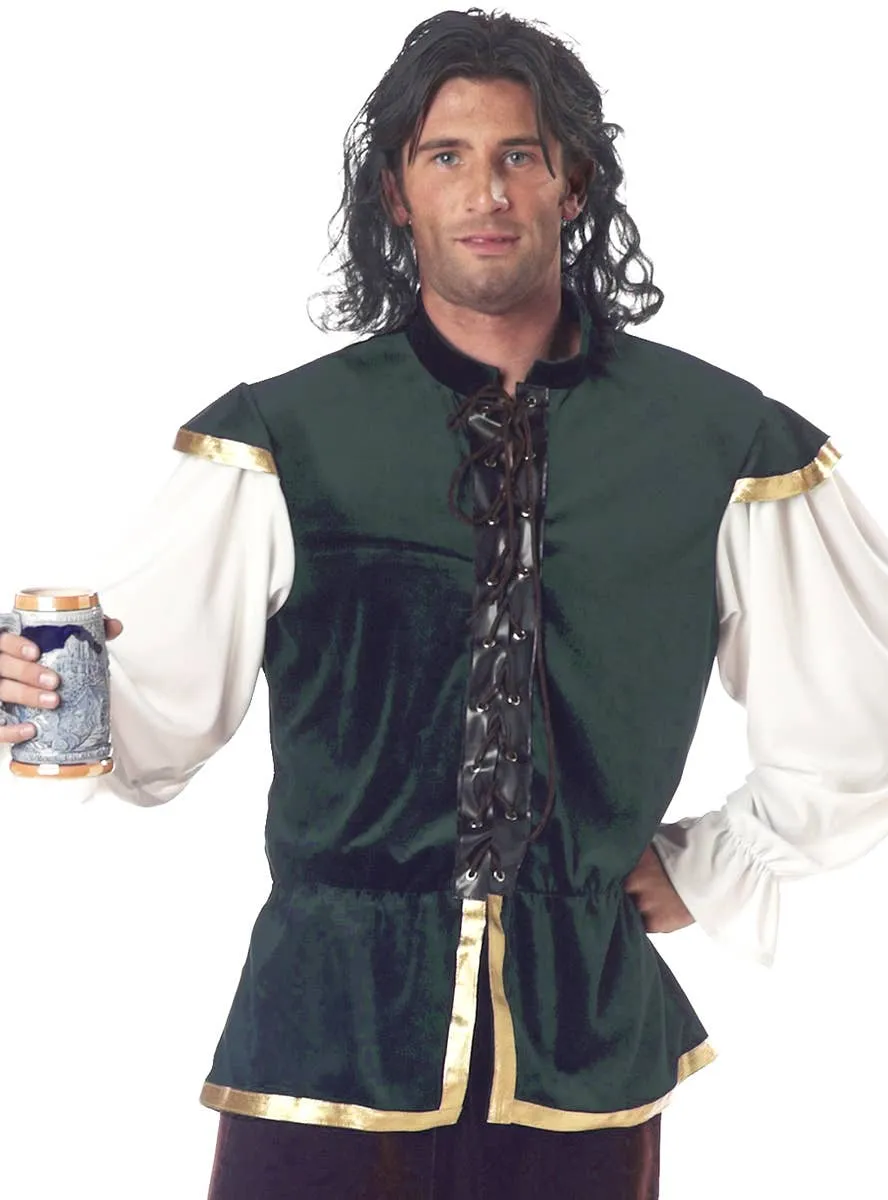 Tavern Mens Medieval Barkeep Dress Up Costume