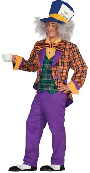 Tea Party Mad Hatter Mens Storybook Book Week Costume
