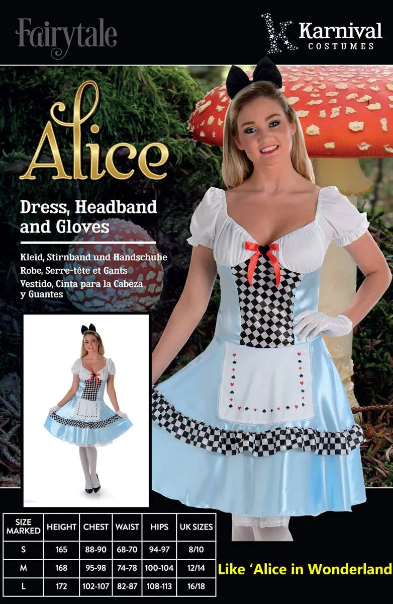 Tea Party Womens Alice In Wonderland Costume