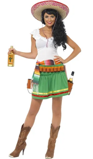 Tequila Shooter Womens Mexican Costume