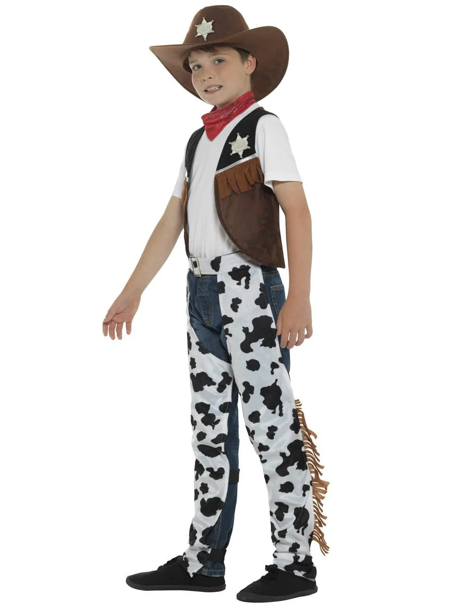 Texan Cowboy Boys Fancy Dress Costume