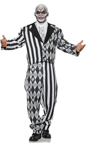 The Jester Mens Plus Size Halloween Costume
