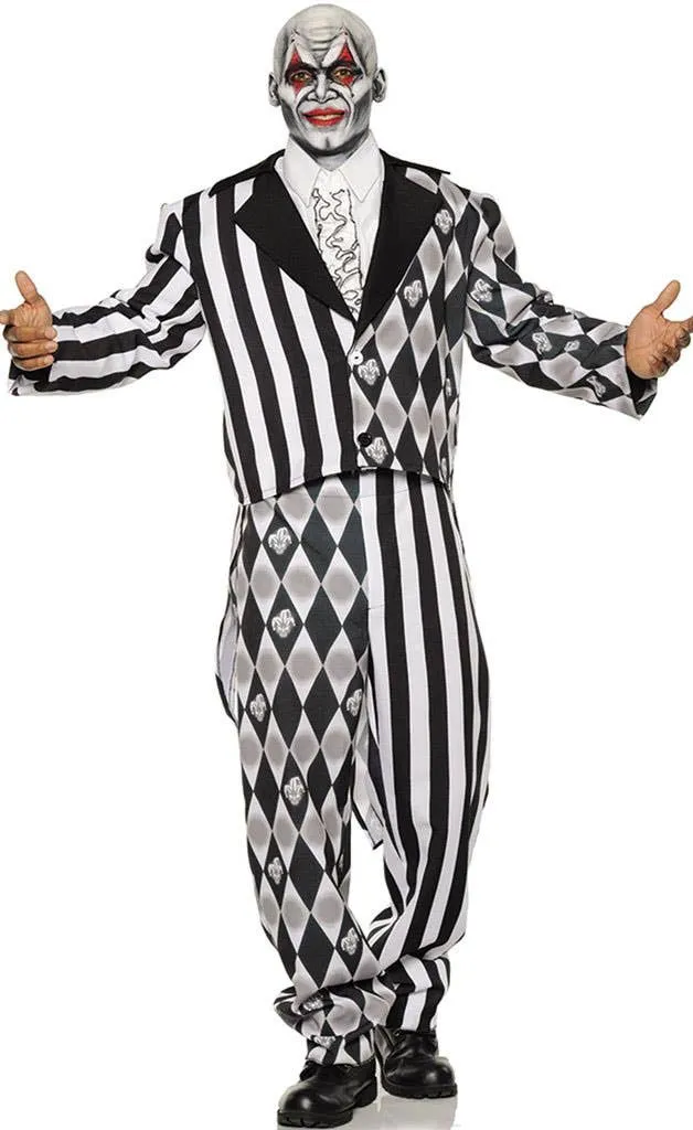 The Jester Mens Tuxedo Halloween Costume