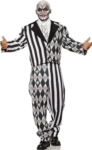 The Jester Mens Tuxedo Halloween Costume
