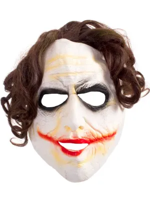 The Joker Officially Licensed Latex Costume Mask with Hair