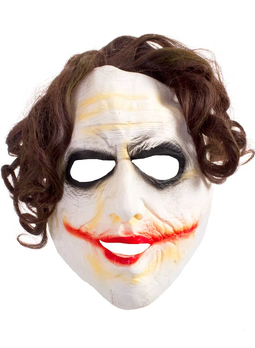 The Joker Officially Licensed Latex Costume Mask with Hair
