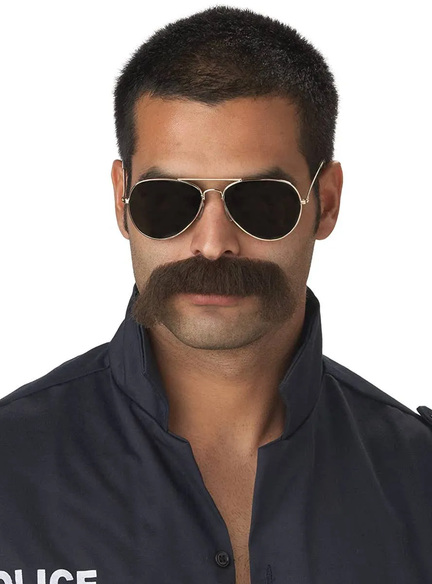 The Man Dark Brown Moustache