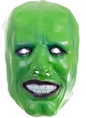 The Mask Inspired Adults Green Latex Costume Mask