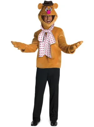 The Muppets Adults Plush Fozzie Bear Costume