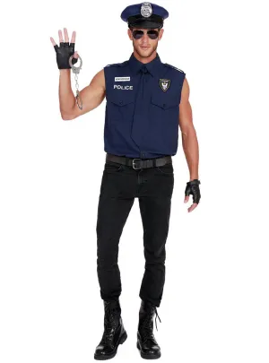 The Sargent Mens Police Officer Dress Up Costume