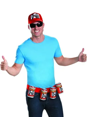 The Simpsons Adults Duffman Costume Accessory Kit