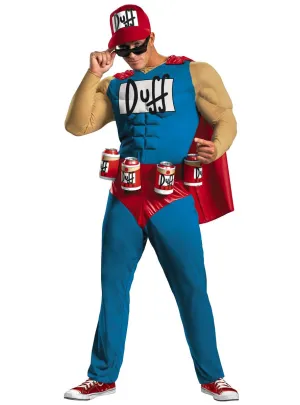 The Simpsons Mens Duffman Muscle Chest Costume