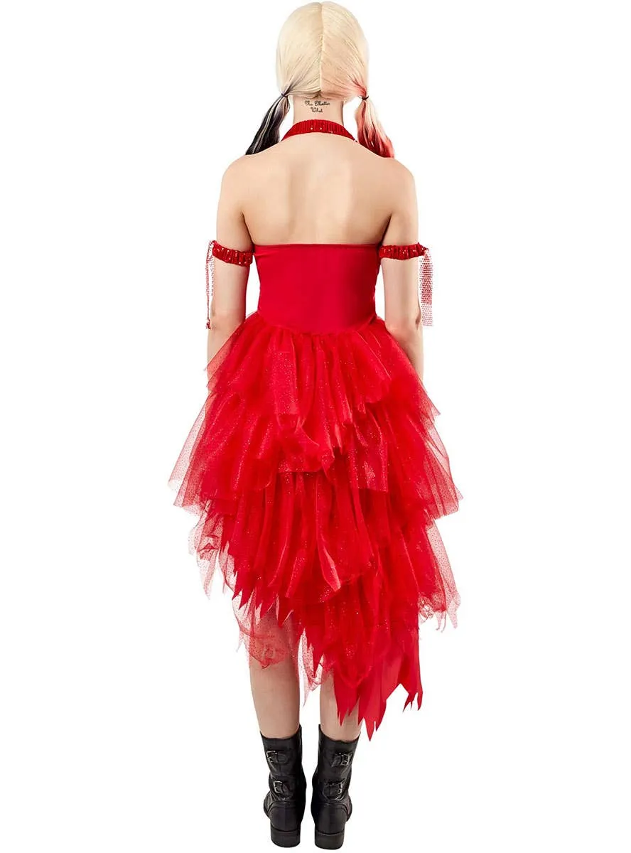 The Suicide Squad Womens Red Harley Quinn Costume
