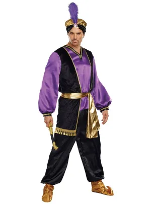 The Sultan Mens Arabian Prince Dress Up Costume