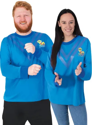The Wiggles 30th Anniversary Adults Blue Costume Top