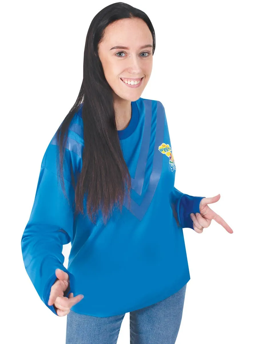 The Wiggles 30th Anniversary Adults Blue Costume Top