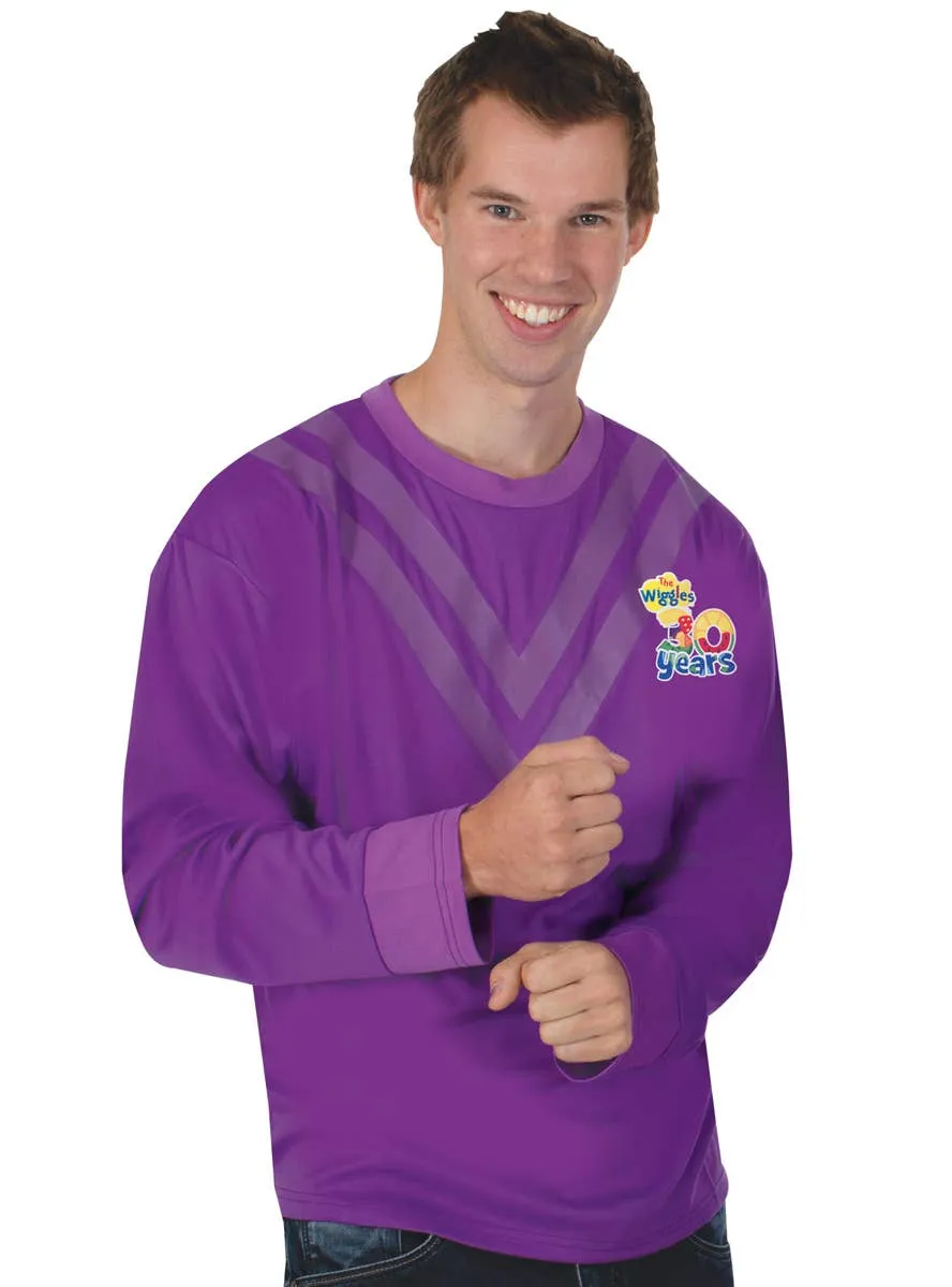 The Wiggles 30th Anniversary Adults Purple Costume Top