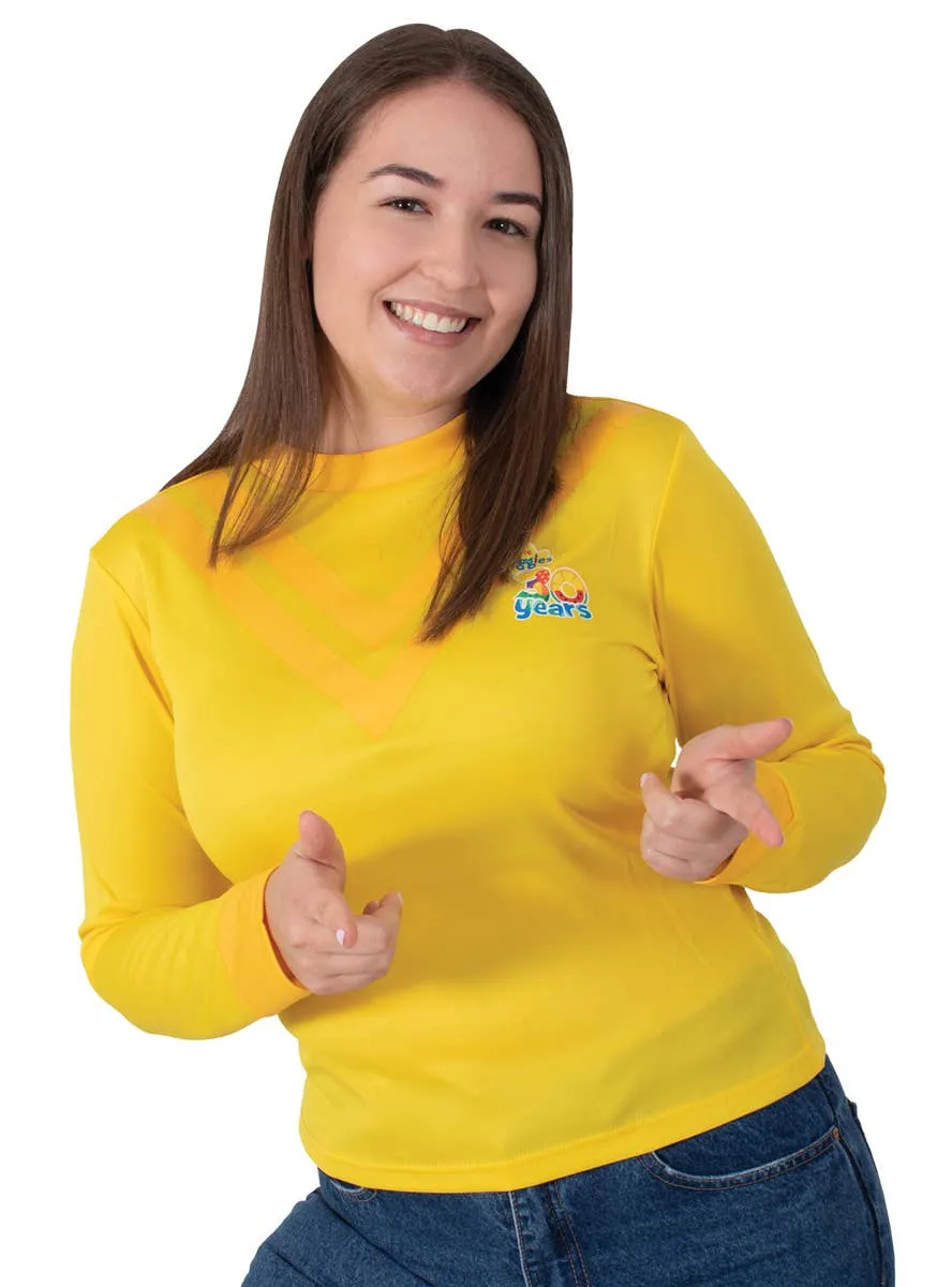 The Wiggles 30th Anniversary Adults Yellow Costume Top