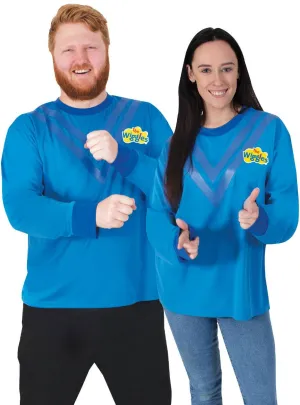 The Wiggles Blue Adults Costume Shirt