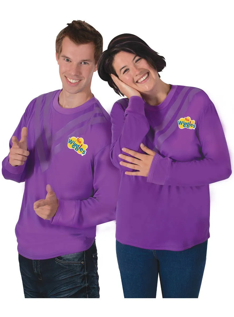 The Wiggles Purple Adults Costume Shirt