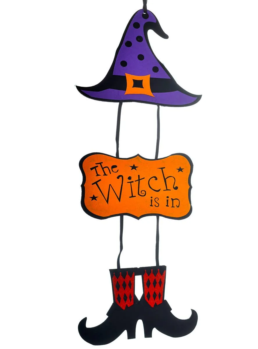 The Witch Is In Child Friendly Halloween Decoration