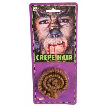 Theatrical Light Brown Braided Crepe Hair
