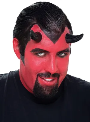 Theatrical Quality Black Demon Horns Prosthetic