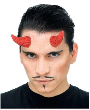 Theatrical Quality Demon Horns in Red