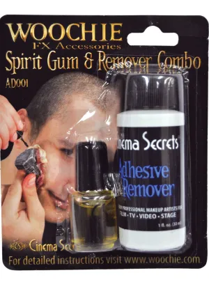 Theatrical Quality Spirit Gum and Remover Set
