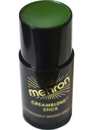 Theatrical Quality Thick Creamblend Green Makeup Stick