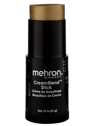 Theatrical Quality Thick Creamblend Metallic Gold Makeup Stick